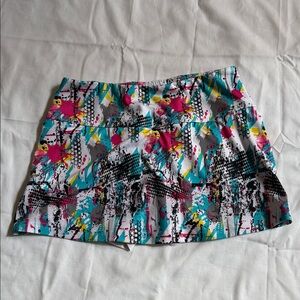 Bolle Women’s Abstract Print Tennis Skirt. Size XS.